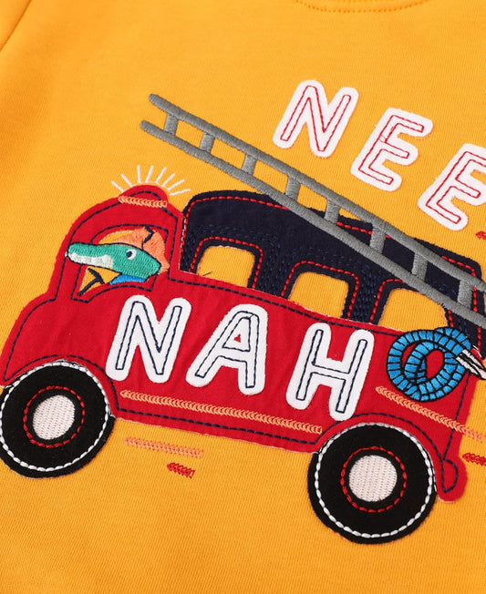 2 Pack Toddler Boys Sweatshirts Patterned Long Sleeve Pullover Crewneck Tops Shirts